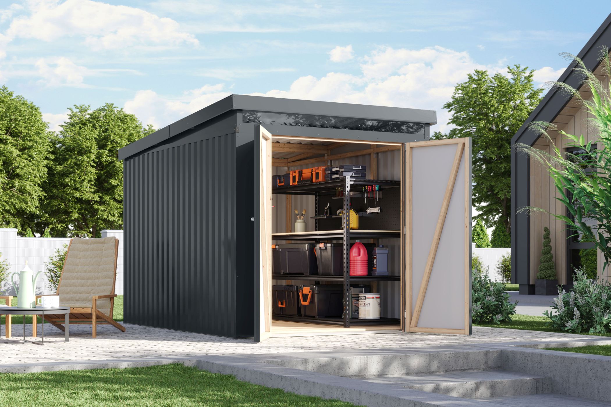 Drinnen, Innenarchitektur