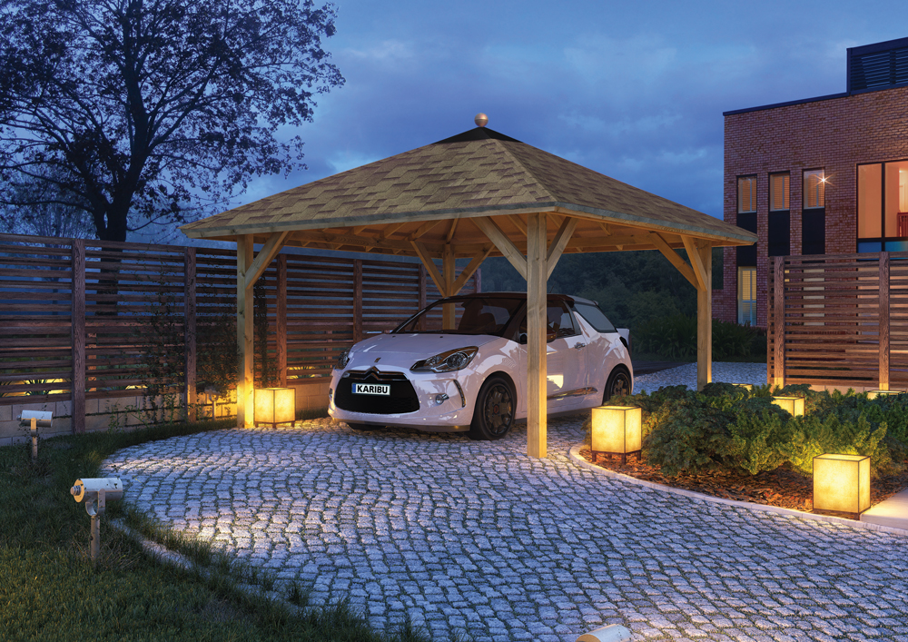 Pavillon Carport Elegance 1