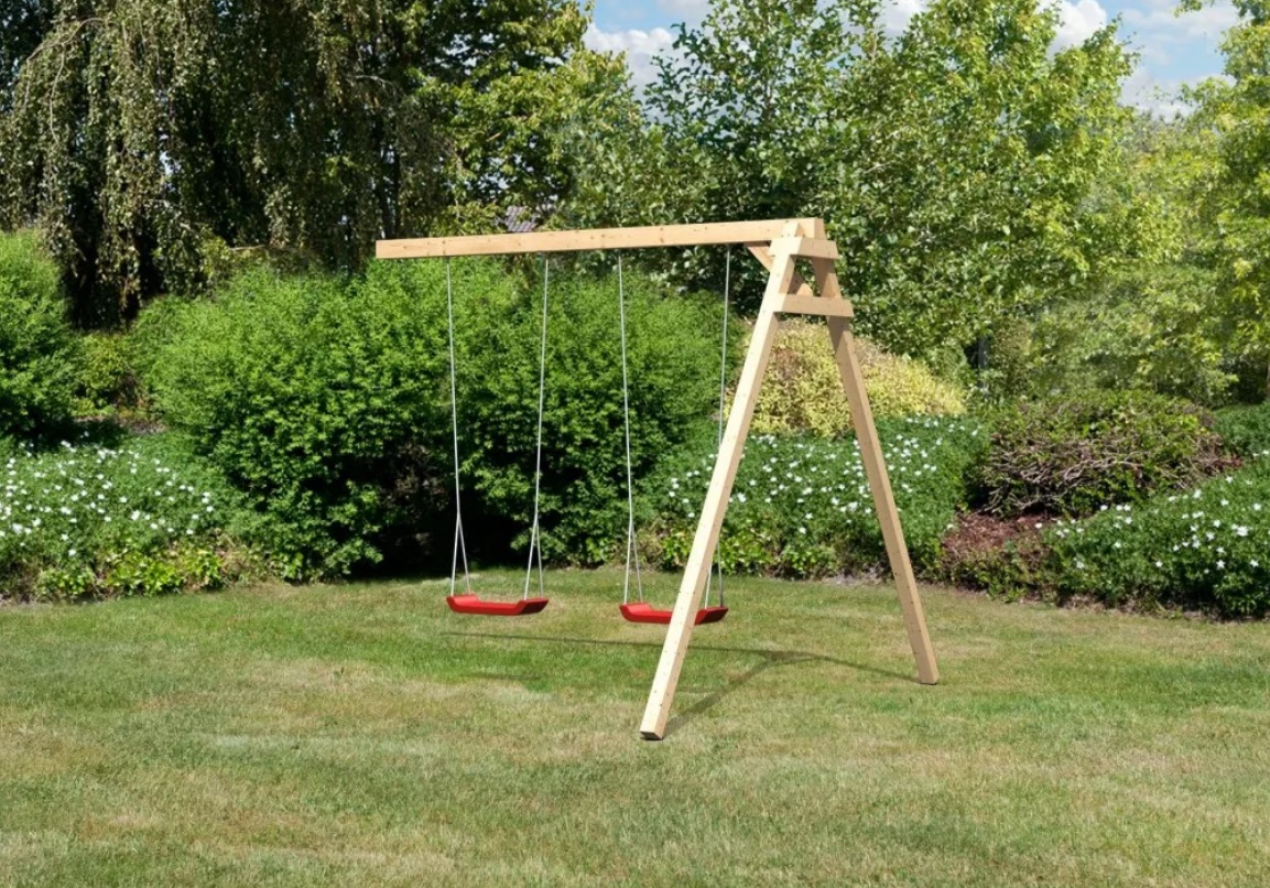 Doppelschaukelanbau für unsere Spieltürme