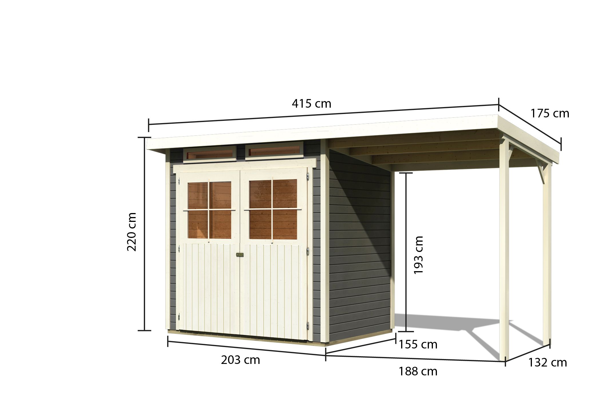 Karibu Gartenhaus System