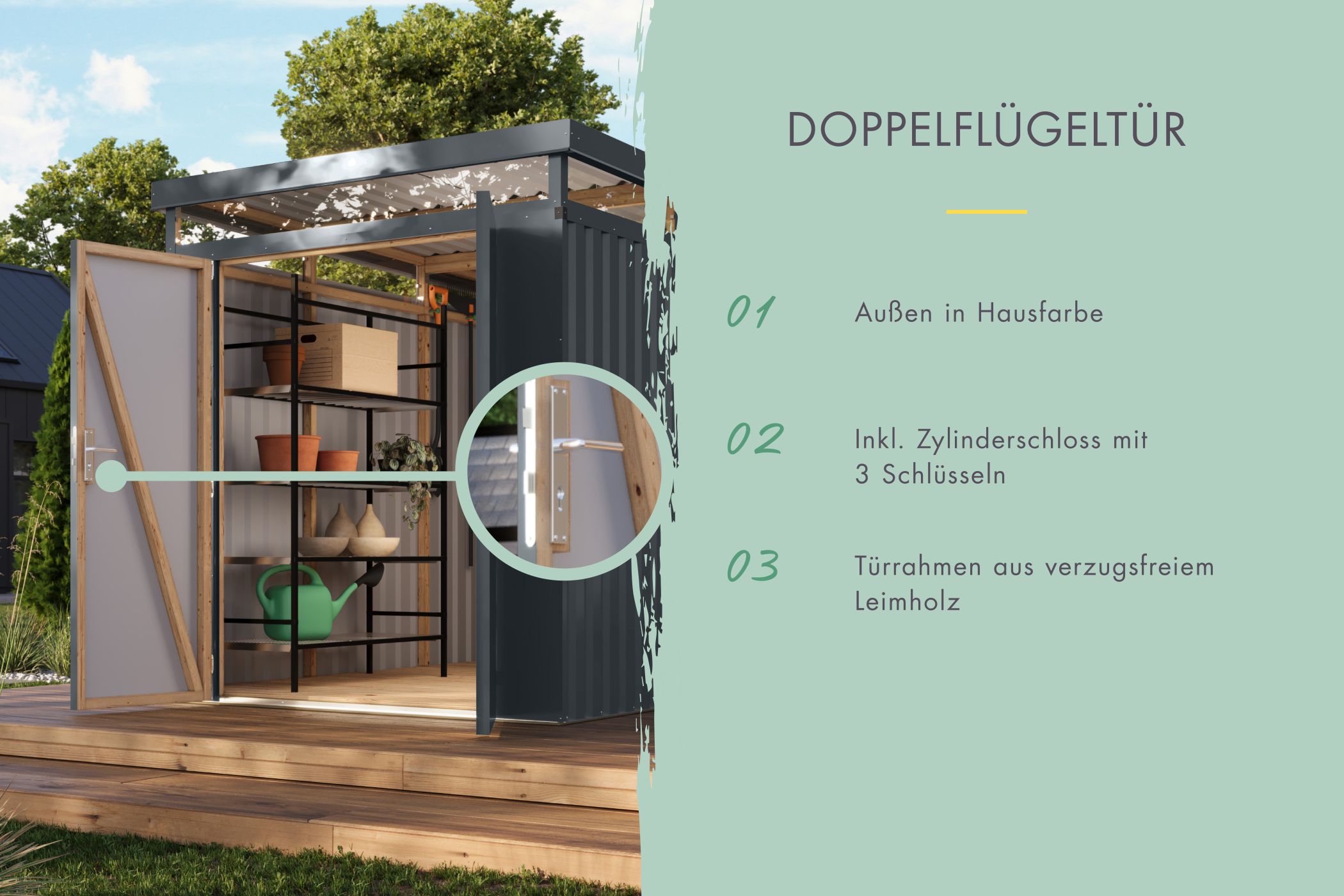 Drinnen, Innenarchitektur