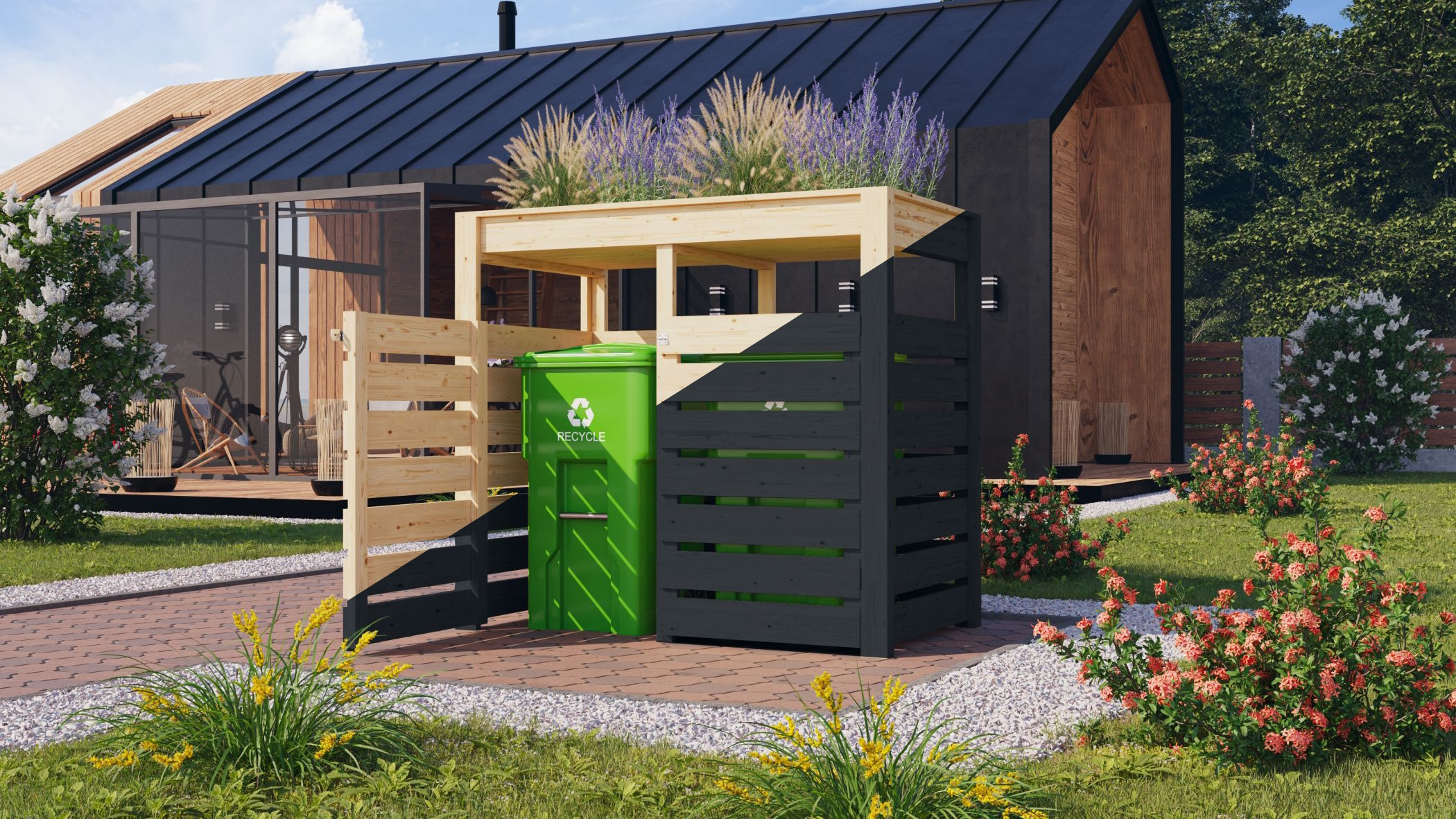 Innenarchitektur, Gras, Hinterhof, Draußen, Unterschlupf