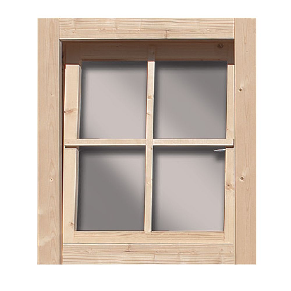 Dreh-/Kippfenster aus Echtglas 38/40mm