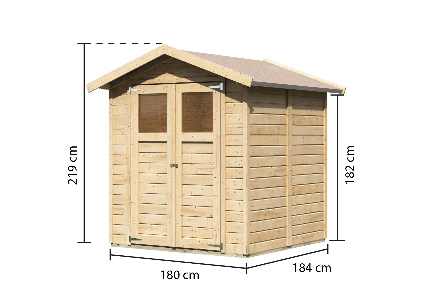 Karibu Gartenhaus System