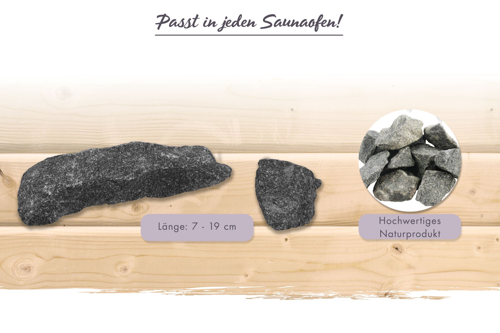Saunasteine 12 kg