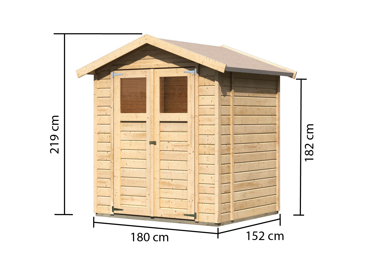 Karibu Gartenhaus System