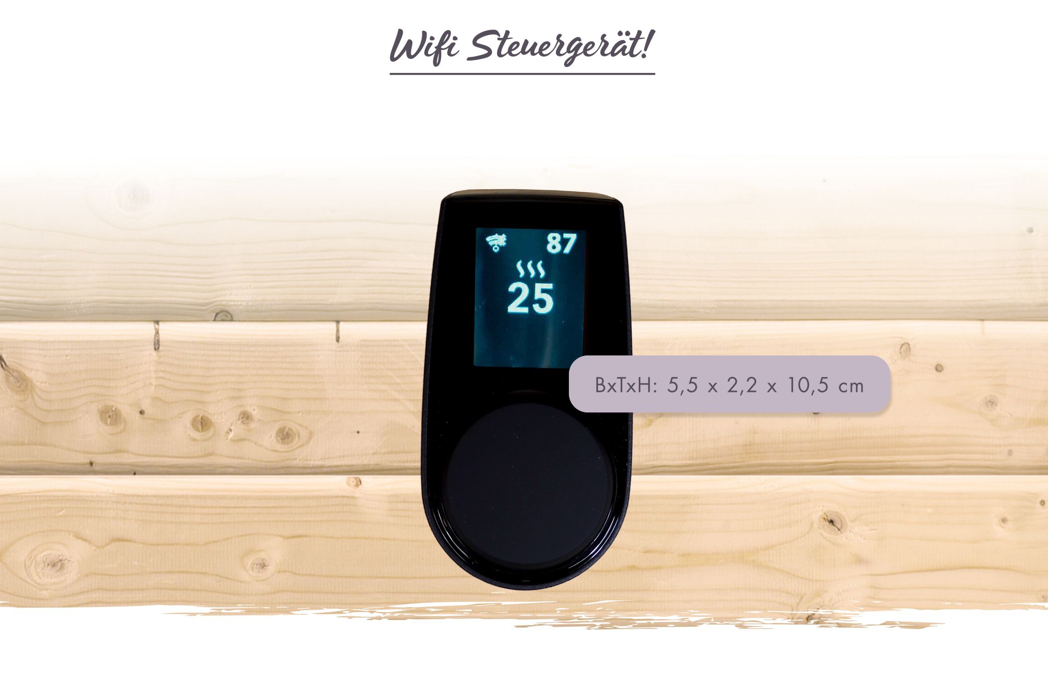Sparset Saunaofen 11 kW finnisch + Steuergerät HUUM "UKU WIFI" mit App Steuerung