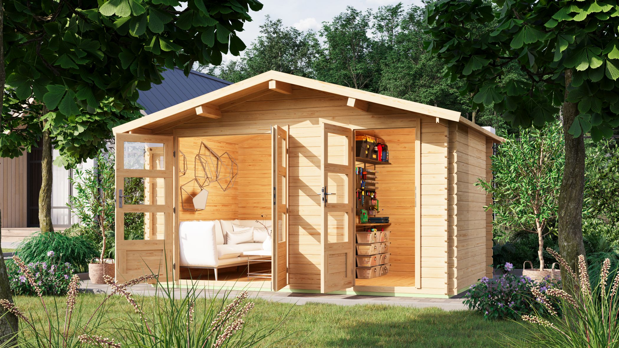 Gartenhaus Radur 0