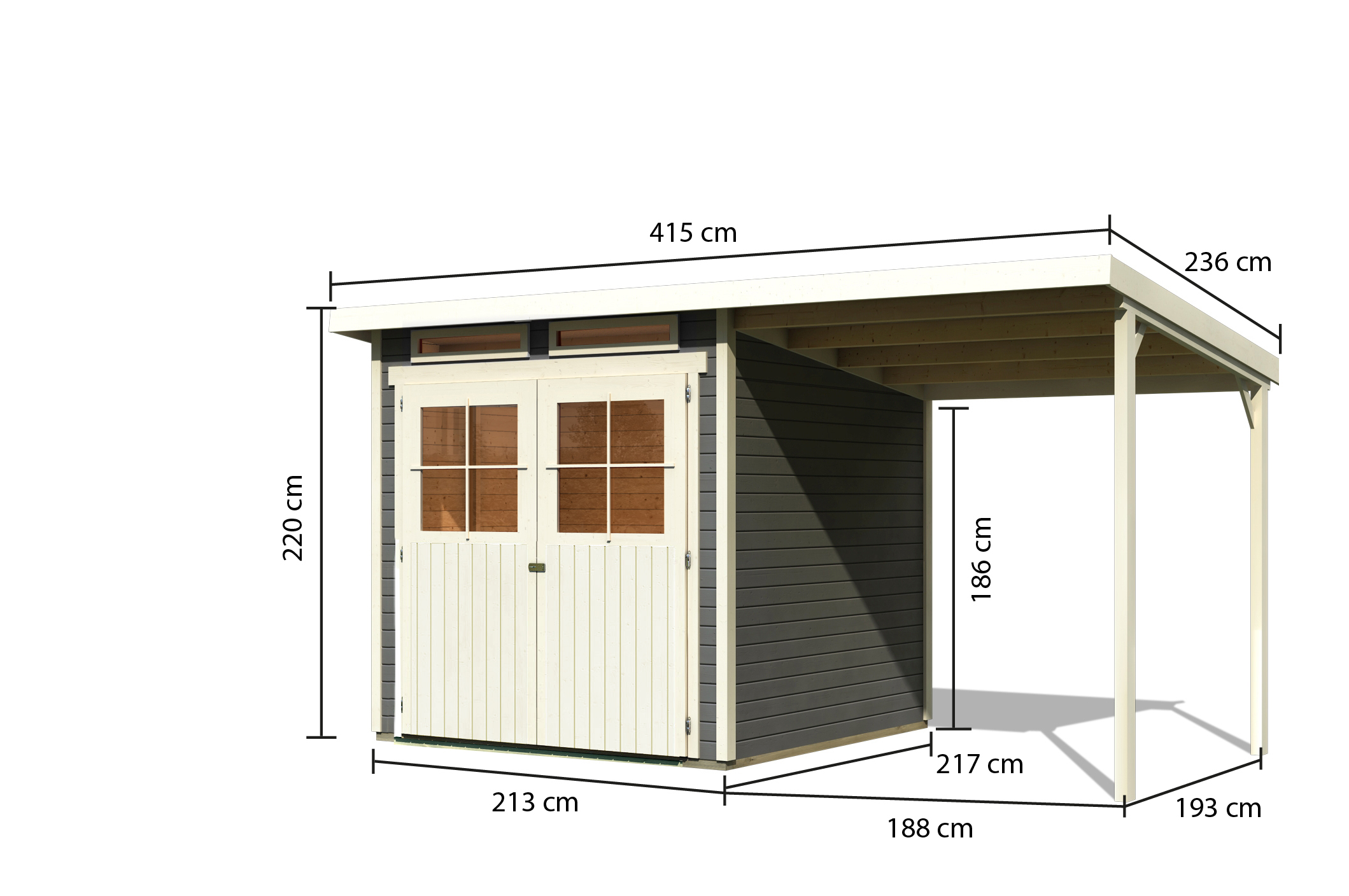 Karibu Gartenhaus System