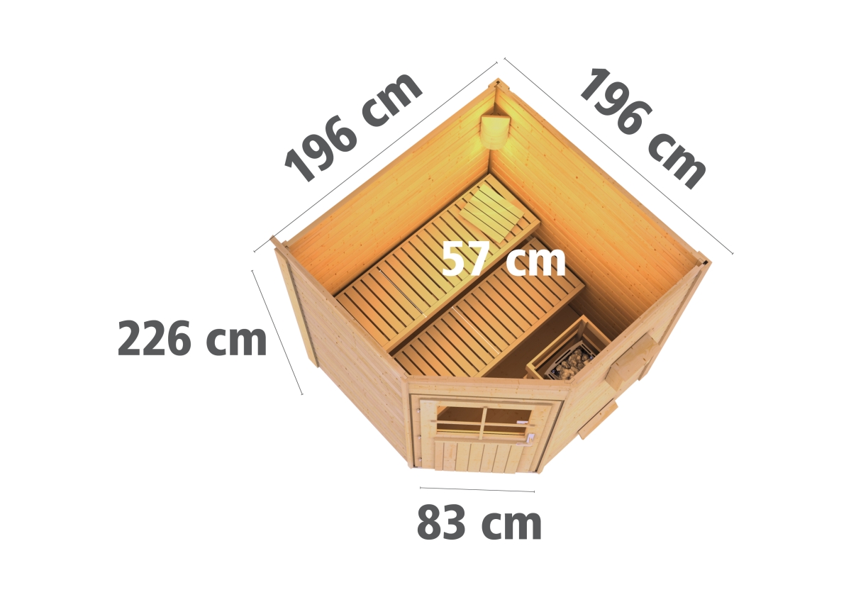 Karibu Sauna Außensauna