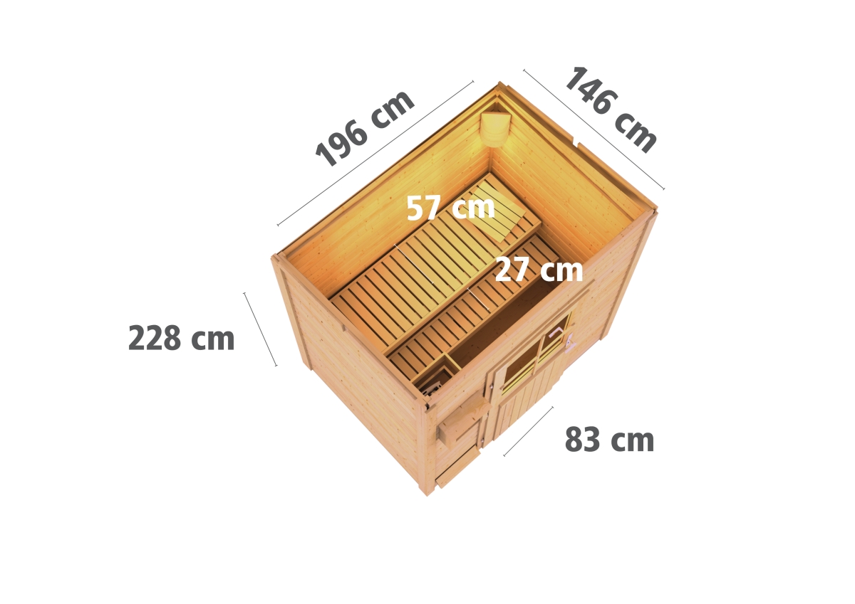 Karibu Sauna Außensauna