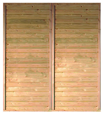 Doppelcarport Seitenwand