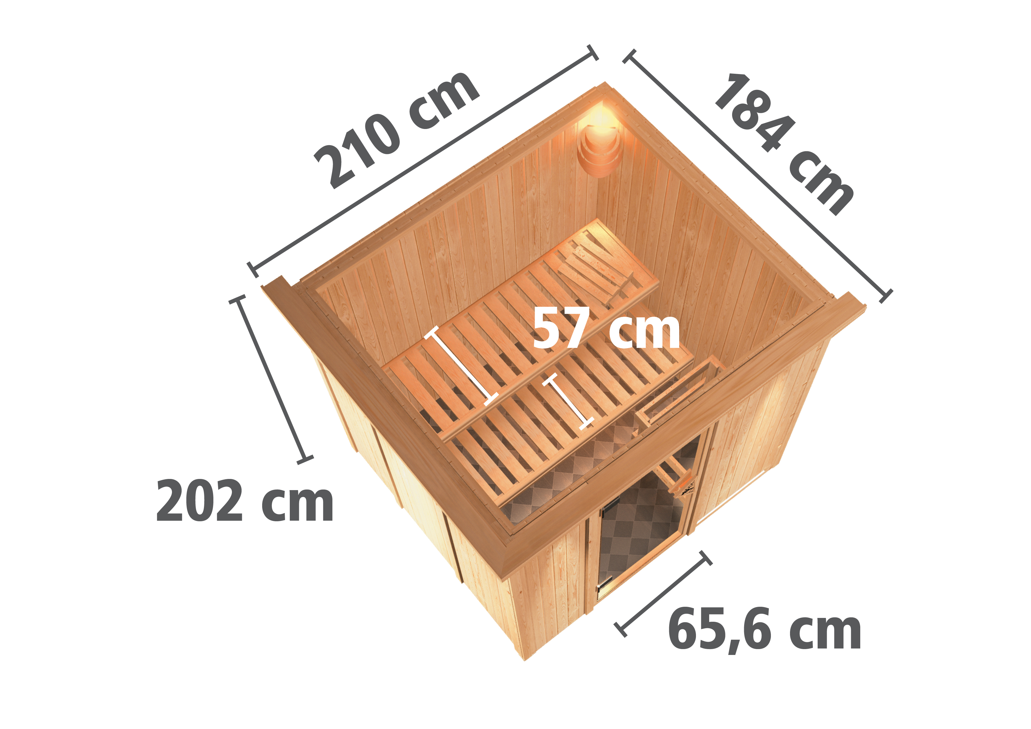 Energiesparsauna Eupin 