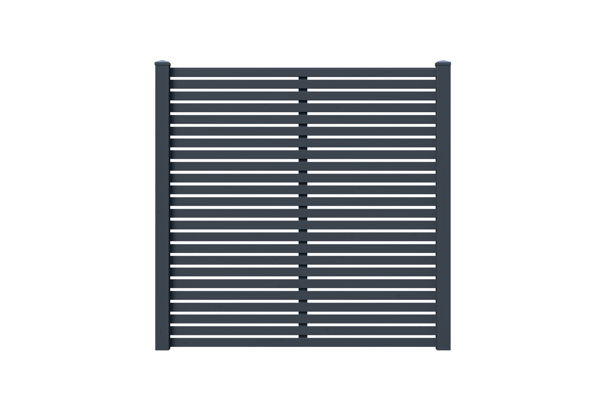 Lamellenzaun Komplettset anthrazit / 1-10 Zaunfelder je 195 x 186 cm