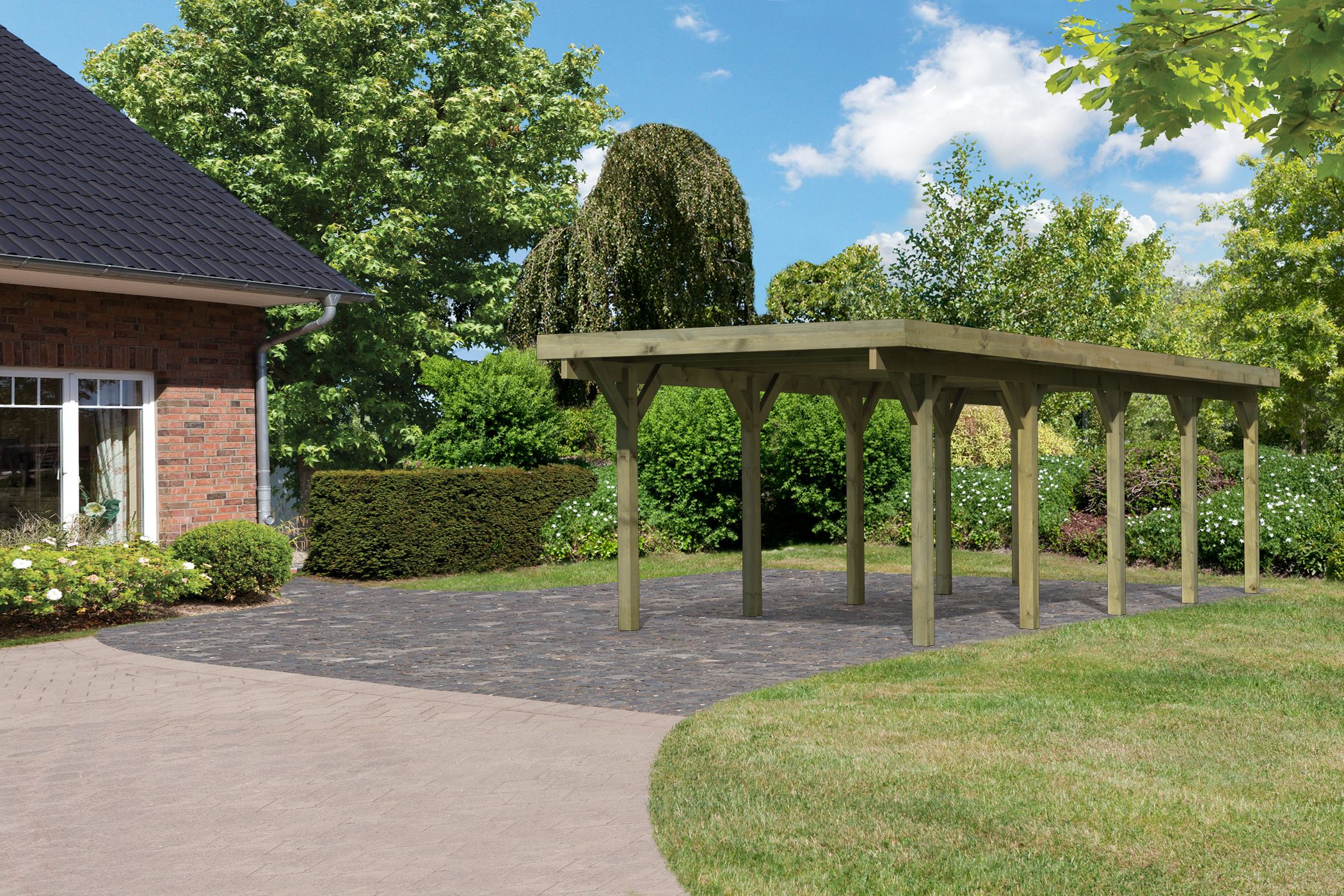 Karibu Garten Carport