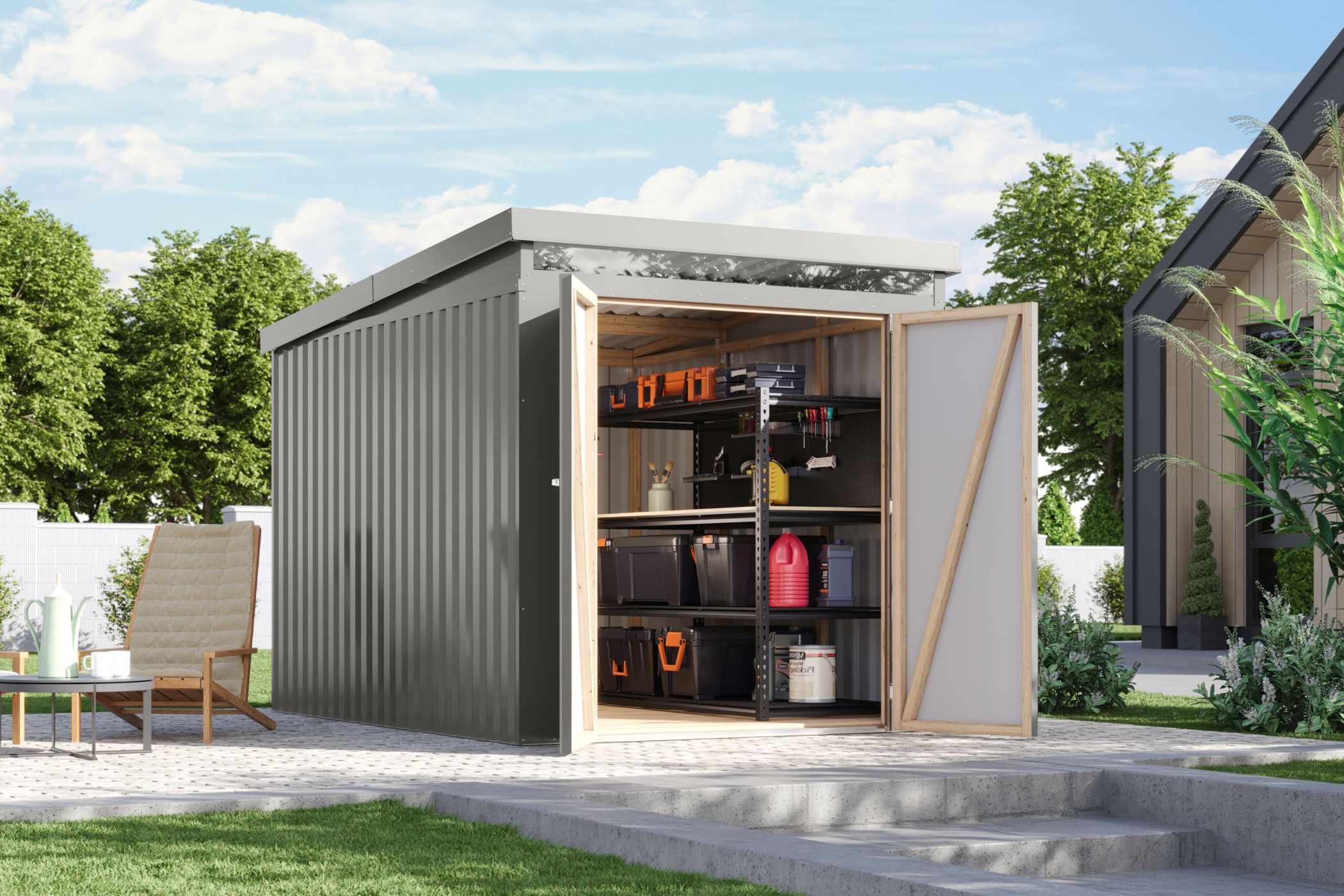 Drinnen, Innenarchitektur