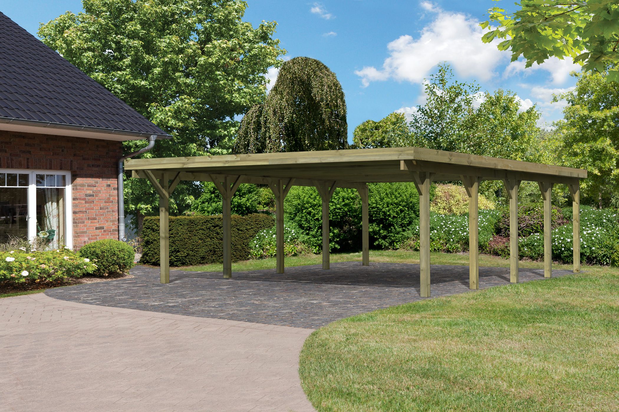 Karibu Garten Carport