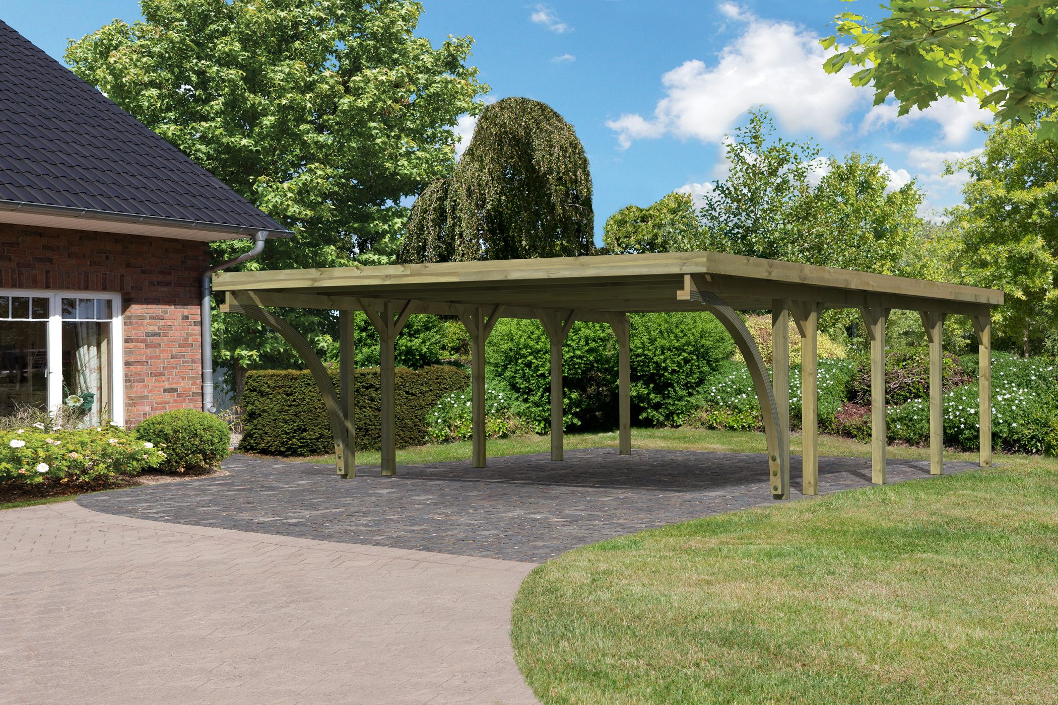 Karibu Garten Carport