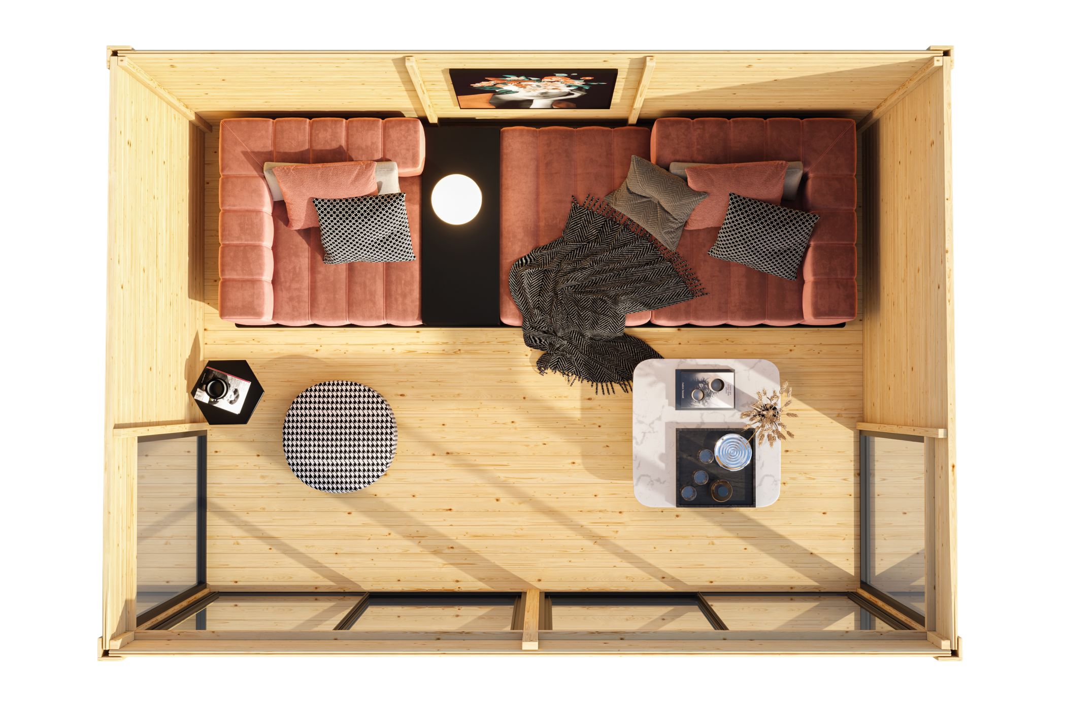 Innenarchitektur, Sperrholz, Holz, Dekoration für Zuhause, Kissen