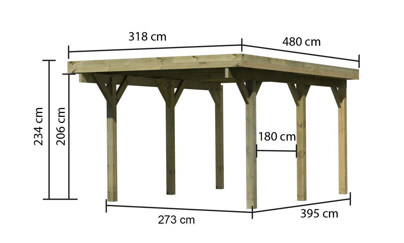 Karibu Garten Carport