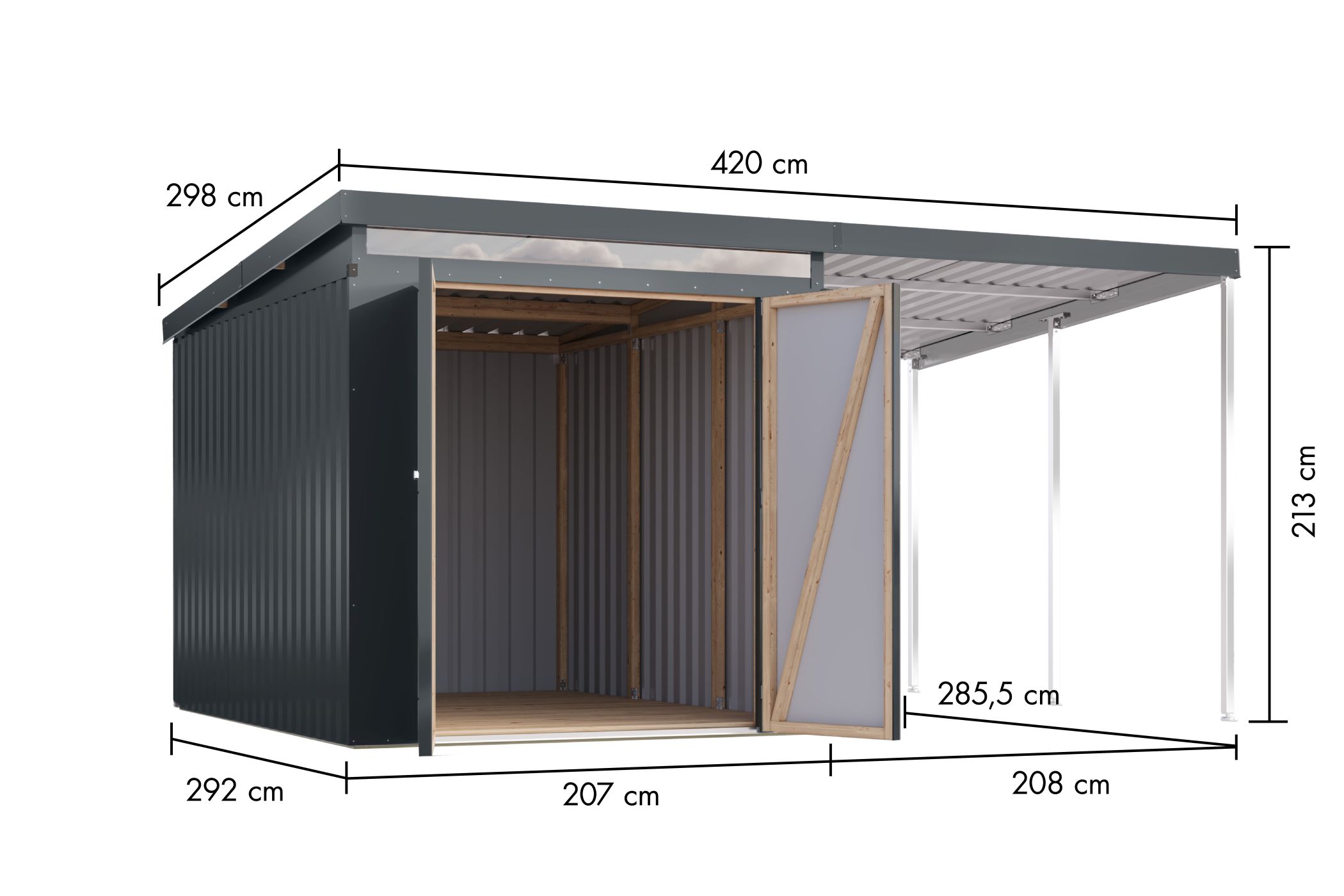 Drinnen, Innenarchitektur, Geräteschuppen
