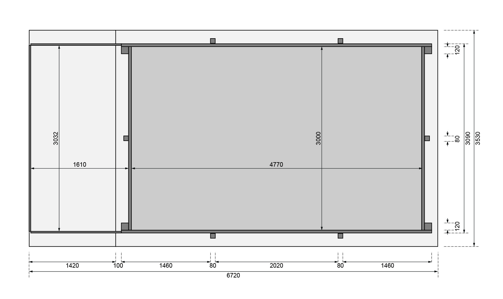 Rechteck Pool 3