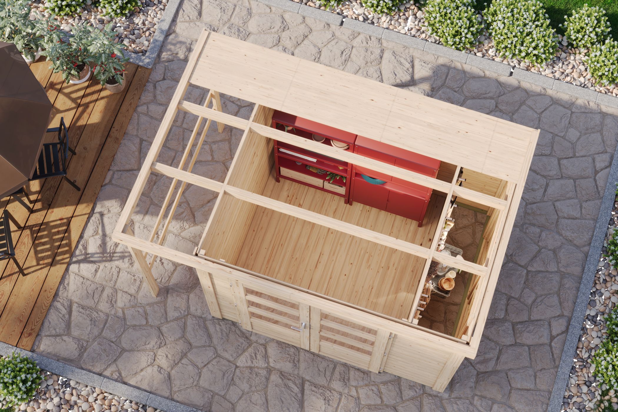 Drinnen, Innenarchitektur, Holz, Draußen, Wohnen