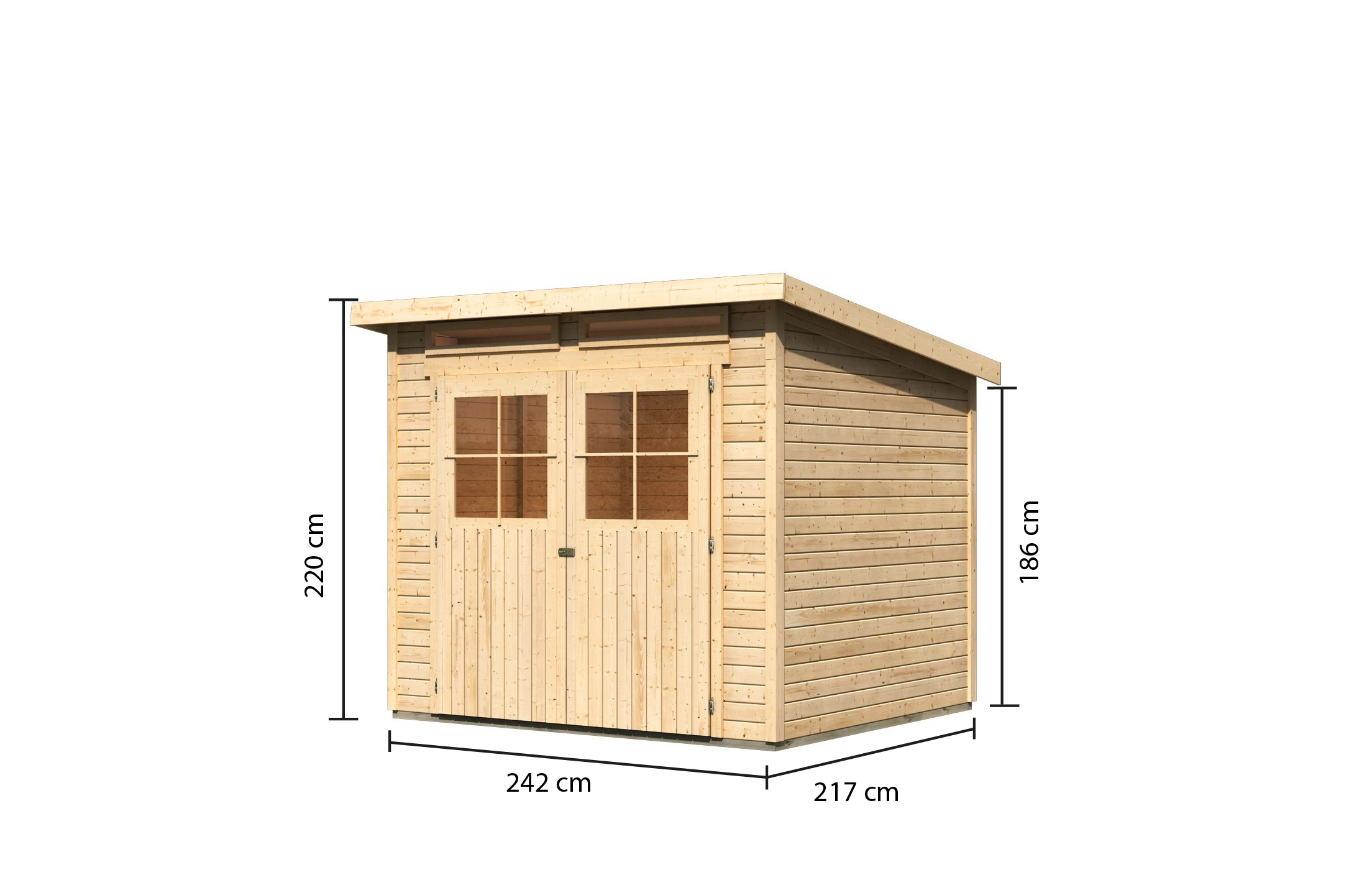 Karibu Gartenhaus System