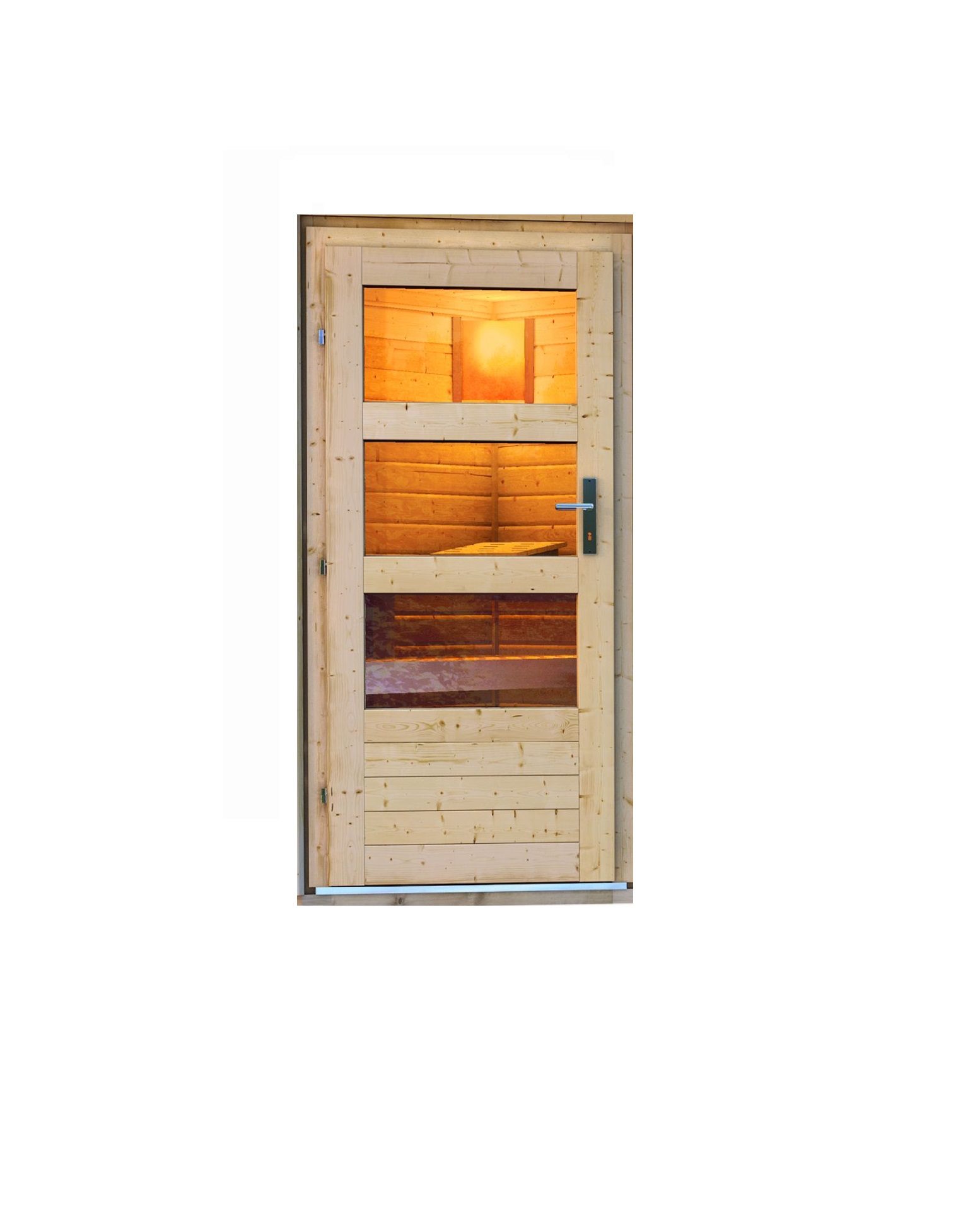 Türpaket Außensauna Modern