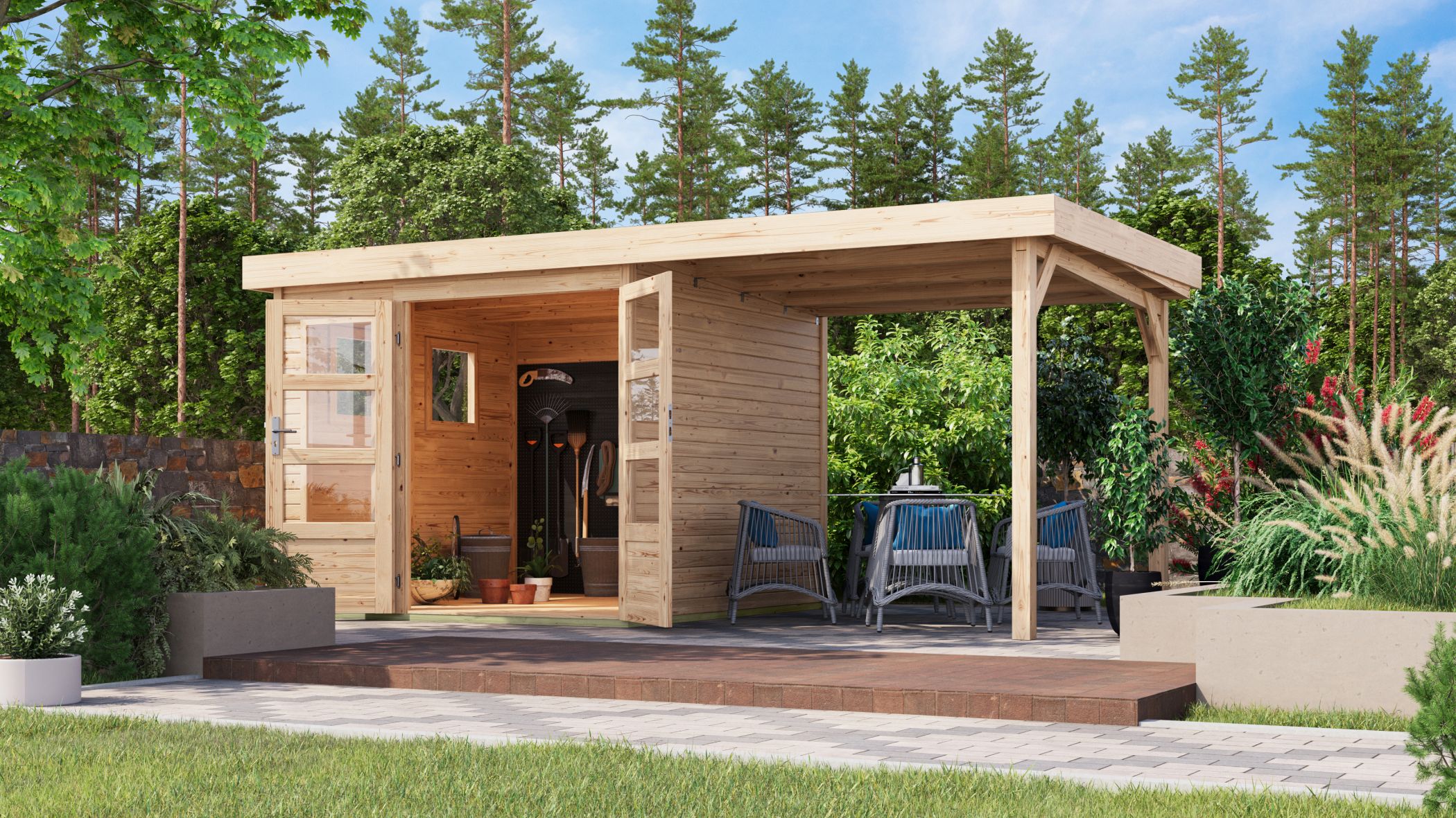 Gartenhaus Lahar 3,5