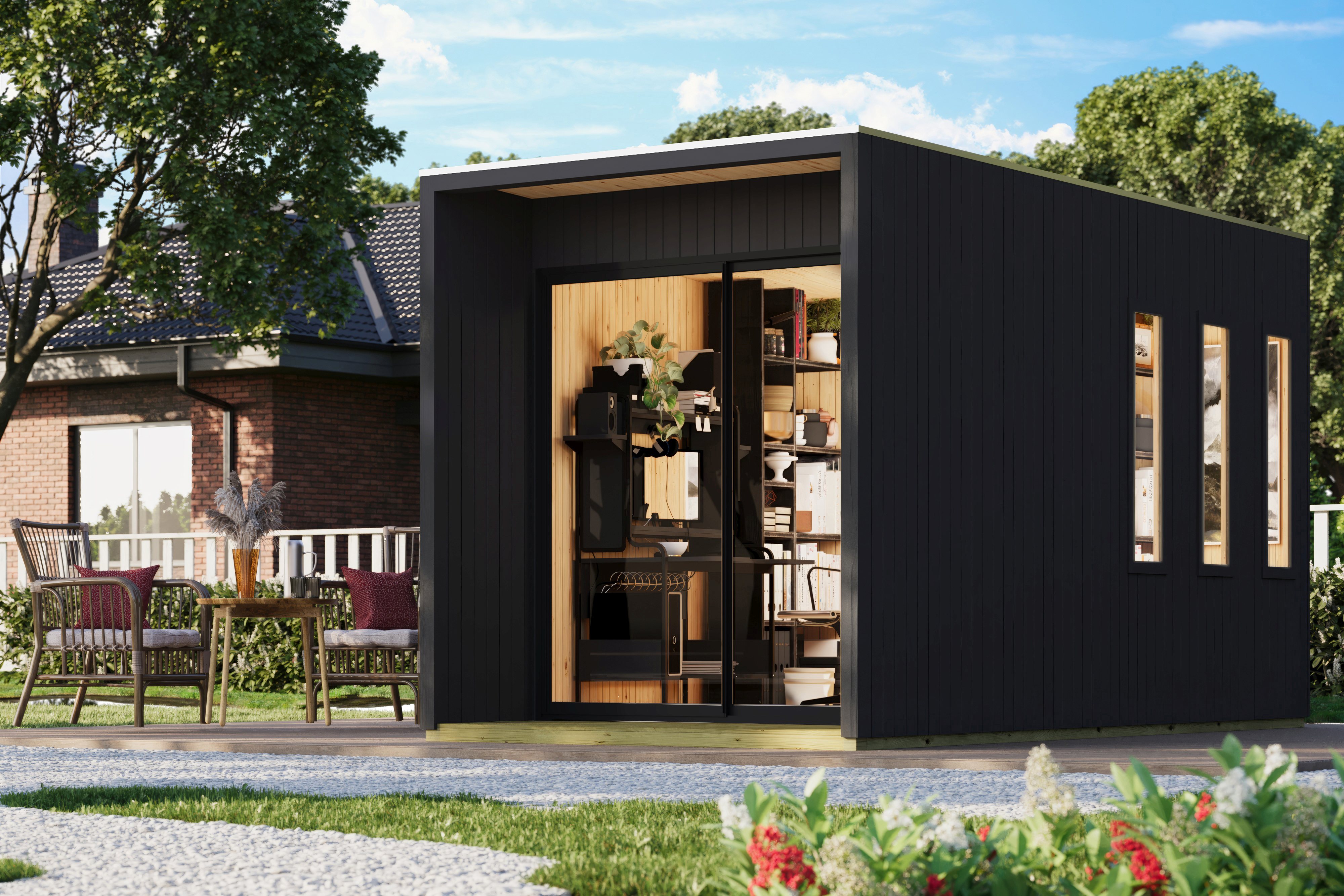 Gartenhaus Homeoffice Studio 2