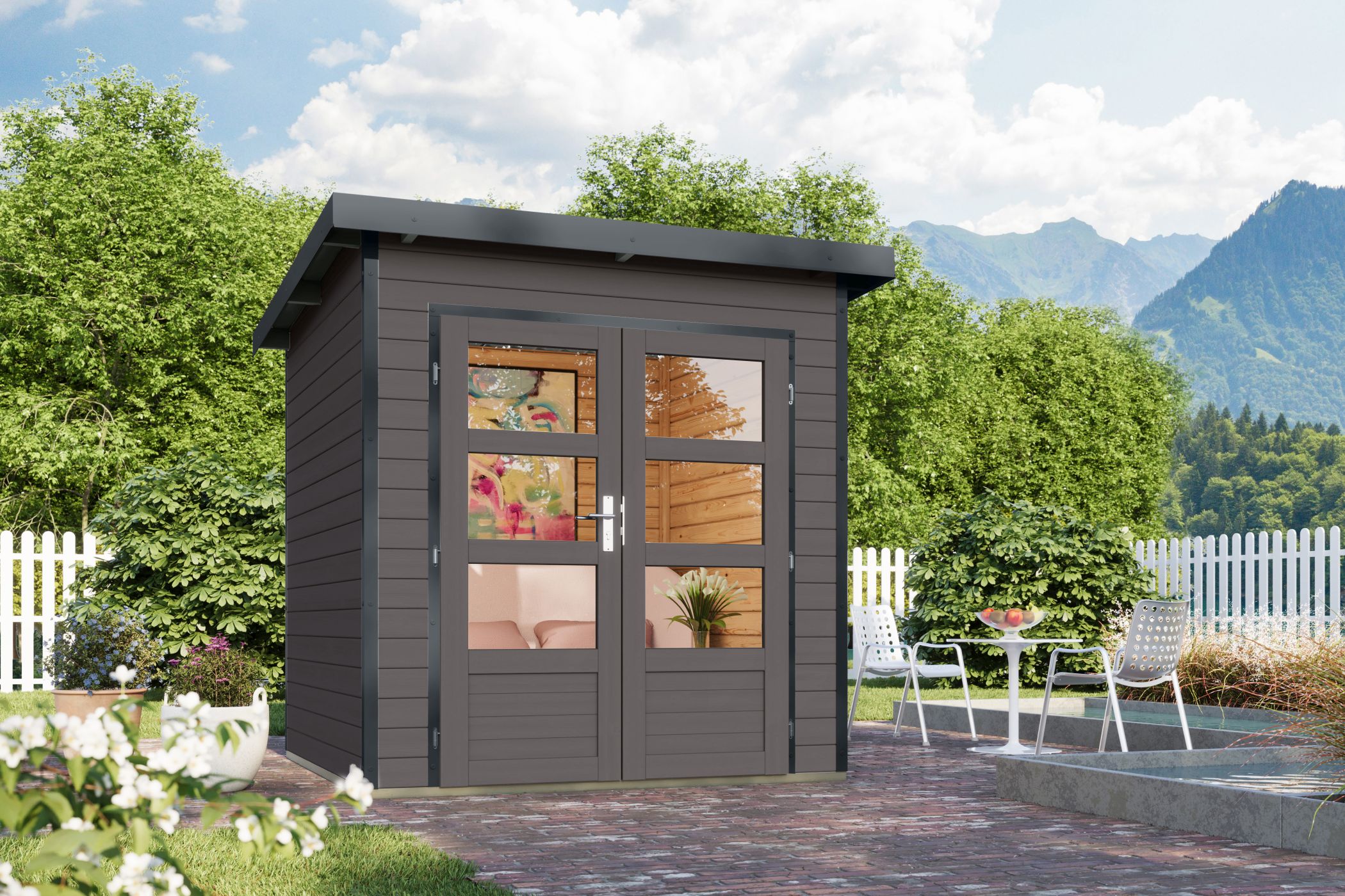 Innenarchitektur, Wohnen, Draußen, Haus, Natur