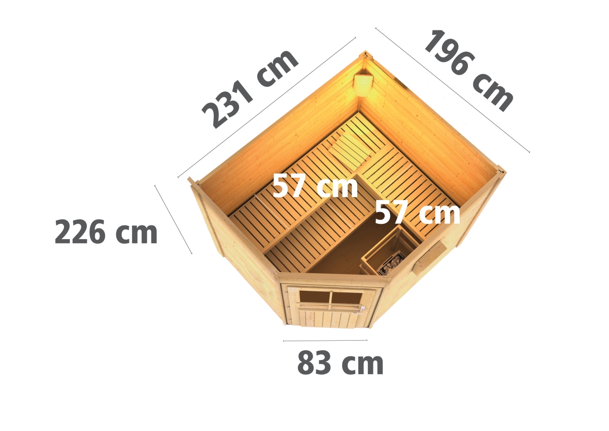 Karibu Sauna Außensauna