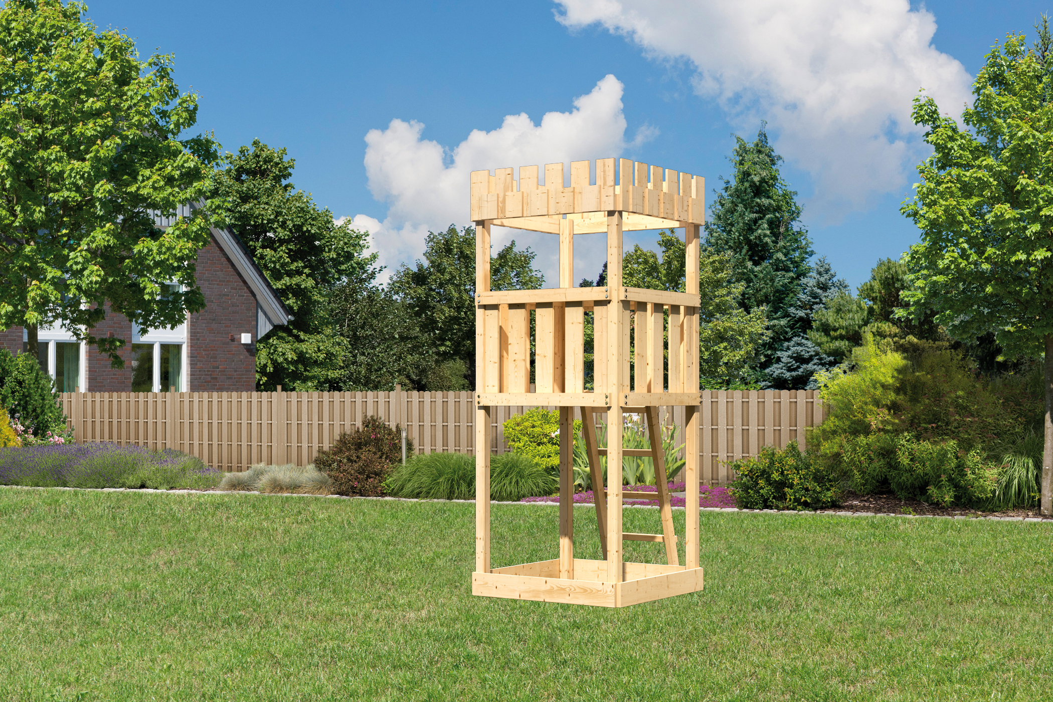 AKUBI Spielturm Löwenherz