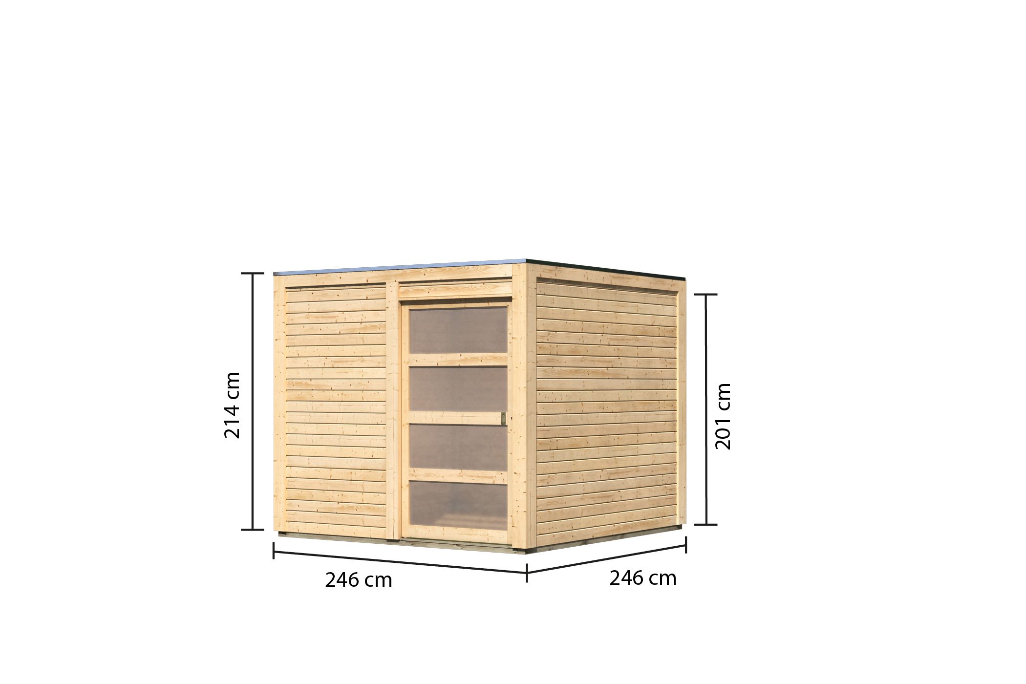 Karibu Gartenhaus System