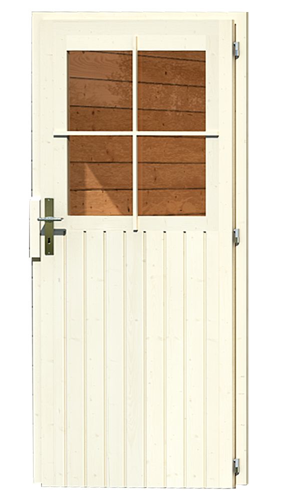  Blockbohlengarage mit Satteldach 38 mm