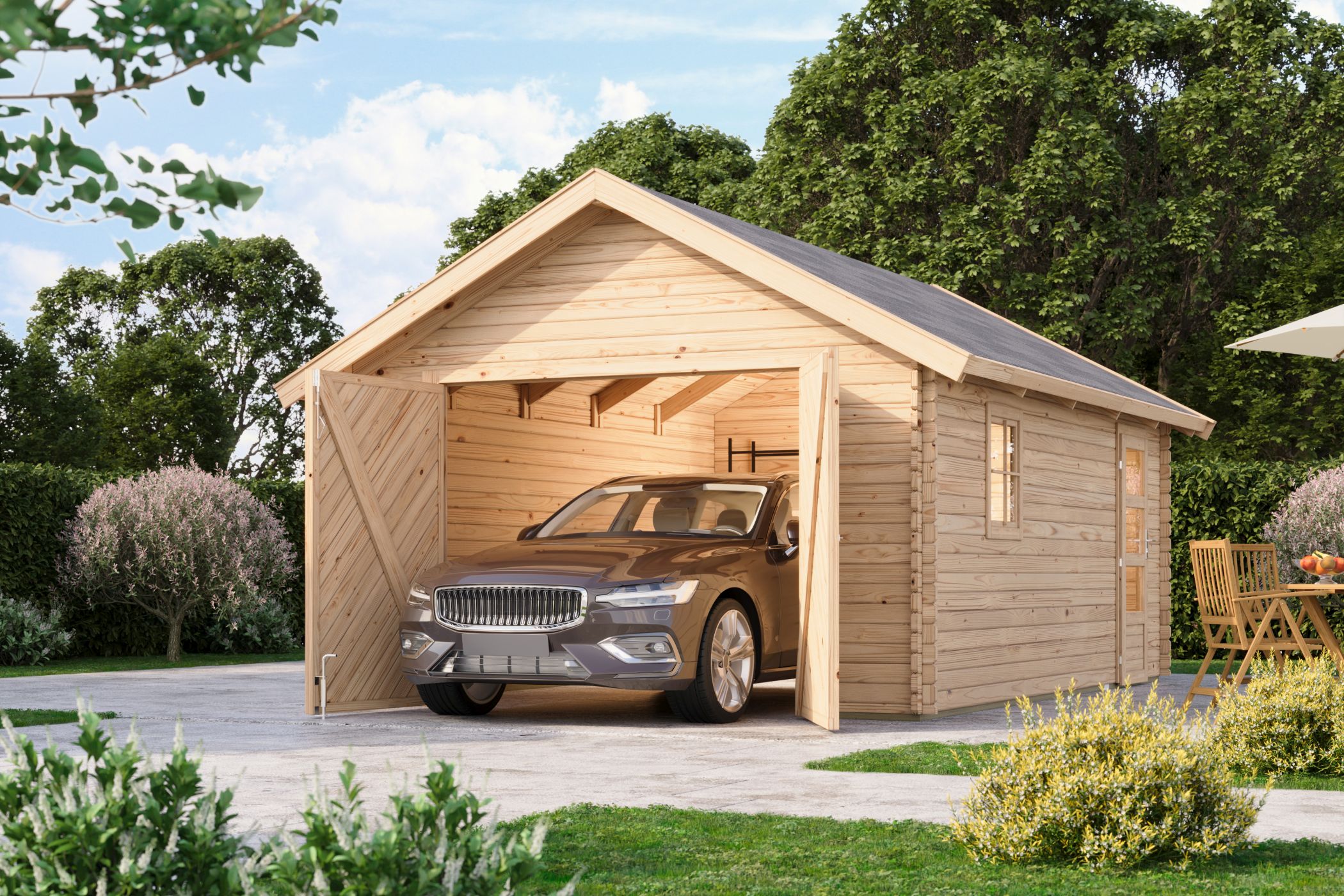 Garage, Drinnen, Innenarchitektur, Stuhl, Mobiliar