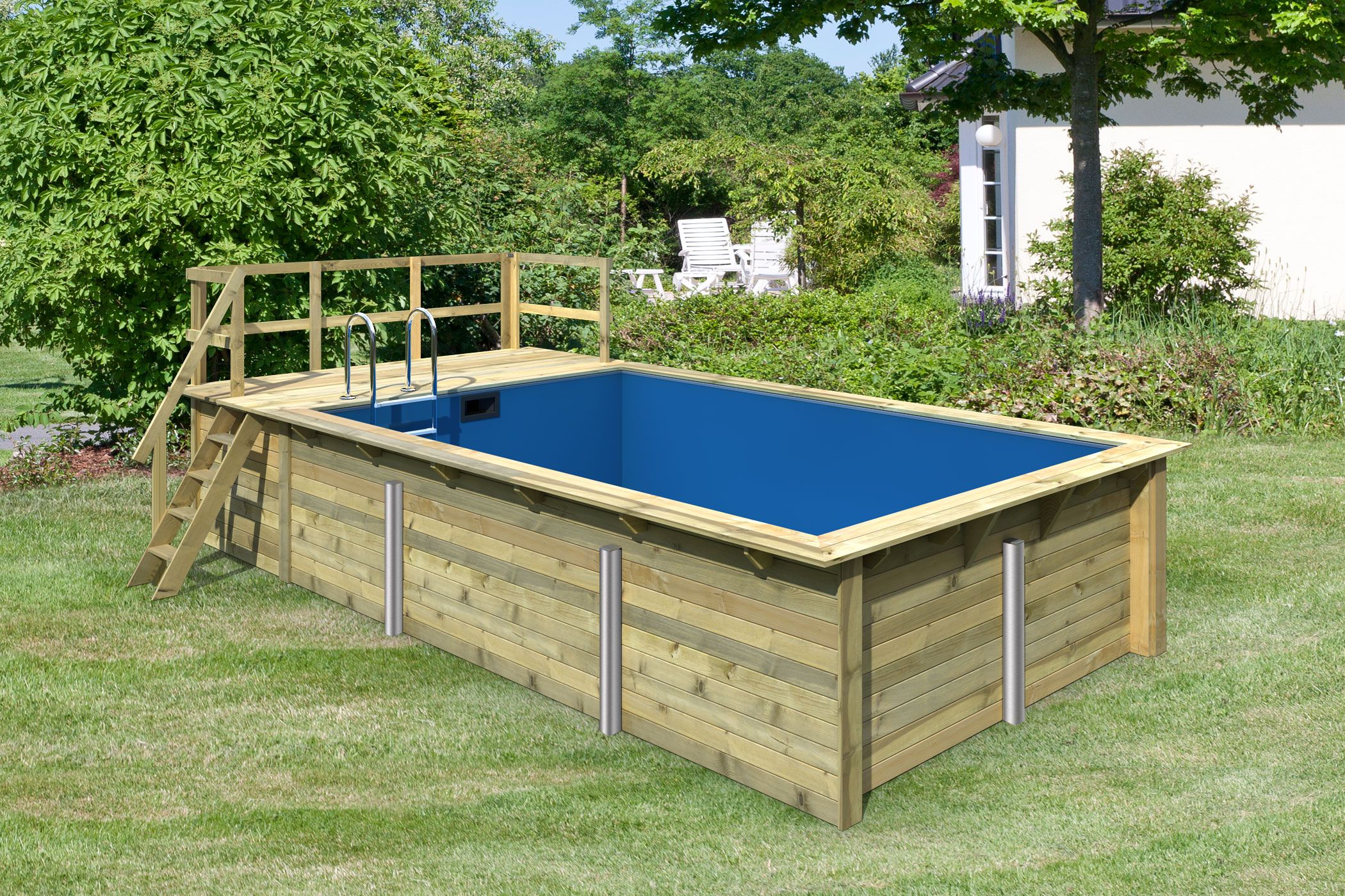 Rechteck Pool 3