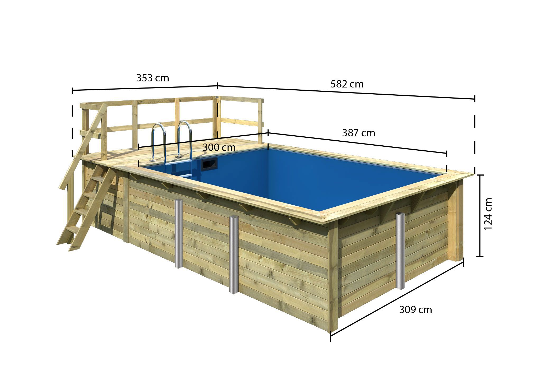 Rechteck Pool 2
