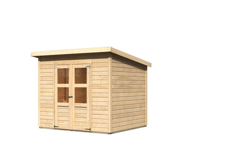 Karibu Gartenhaus System Blockbohlenhaus