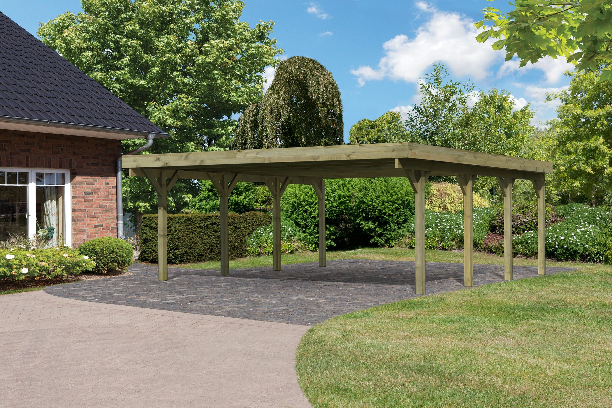 Karibu Garten Carport