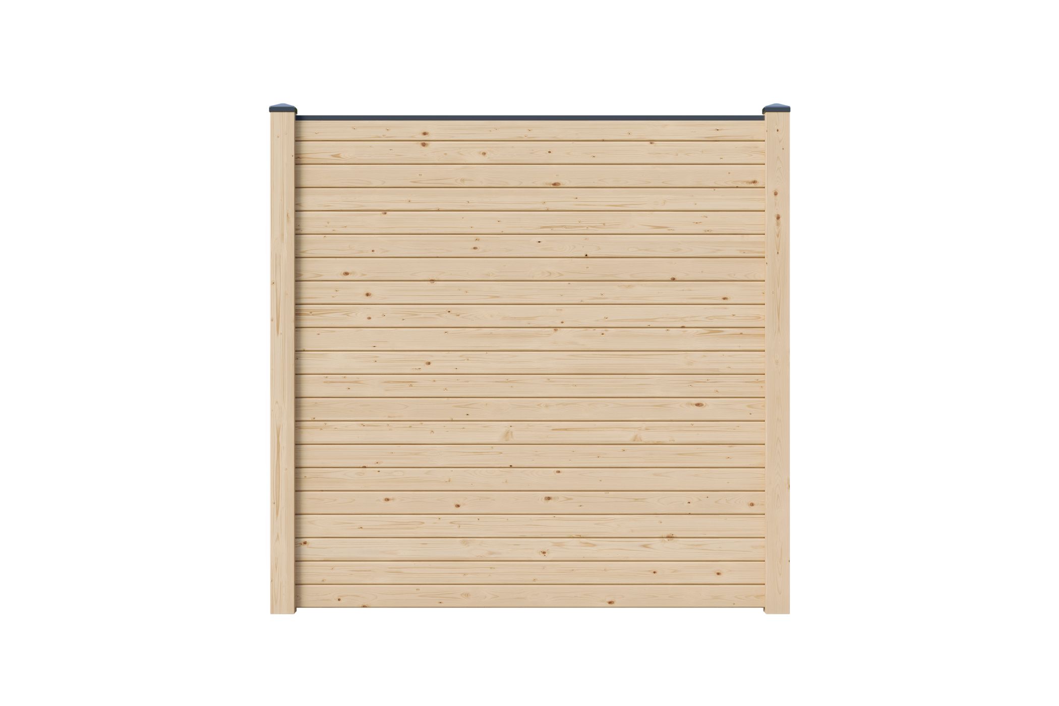 Sichtschutzzaun Komplettset natur / 1-10 Zaunfelder je 195 x 186 cm