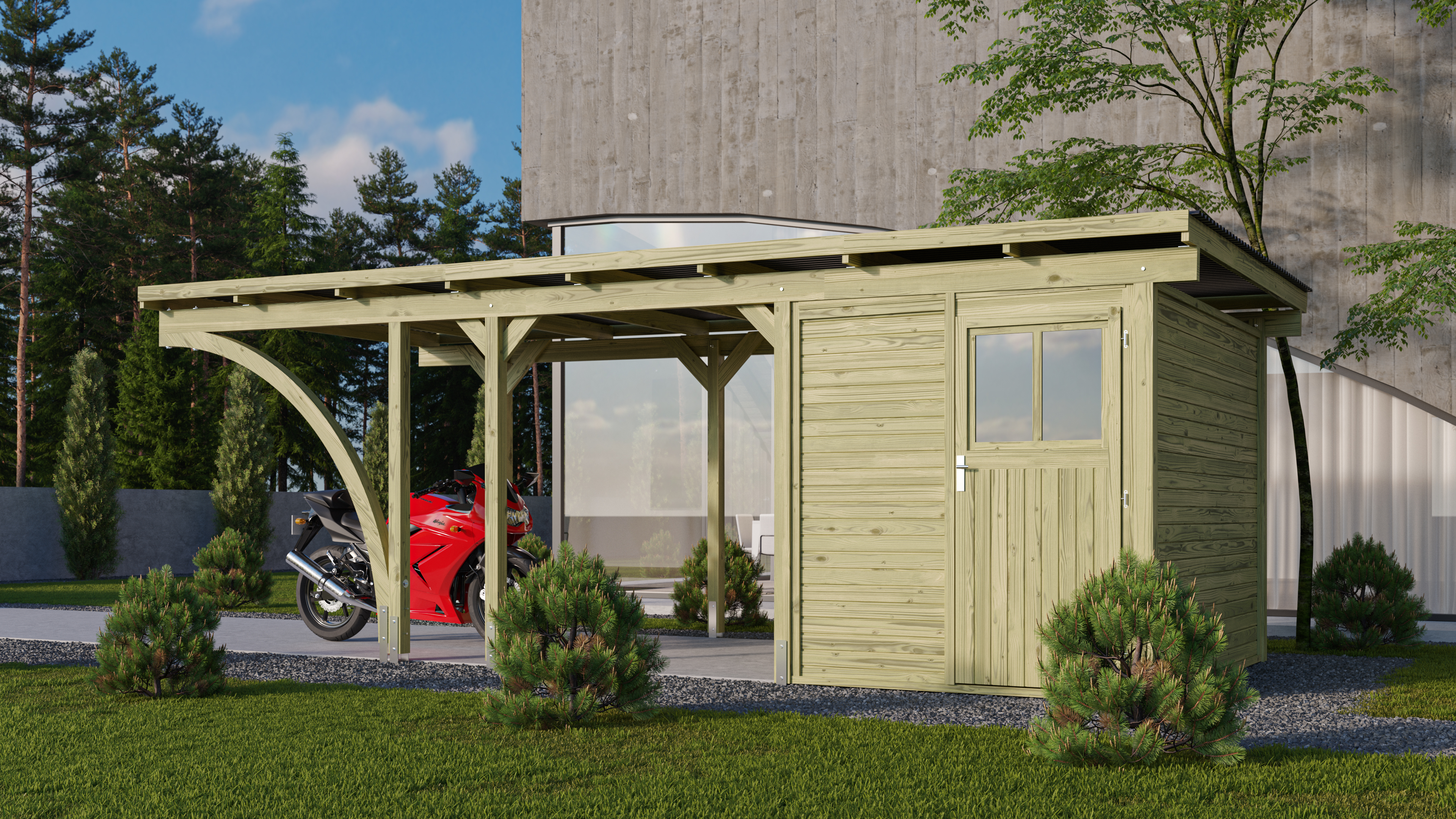 Einzelcarport Eco 2