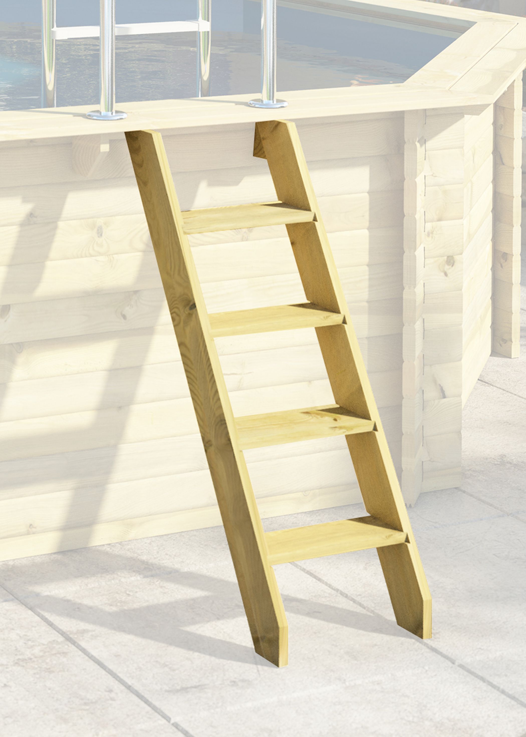 Detailansicht eines Karibu Gartenprodukts aus Holz