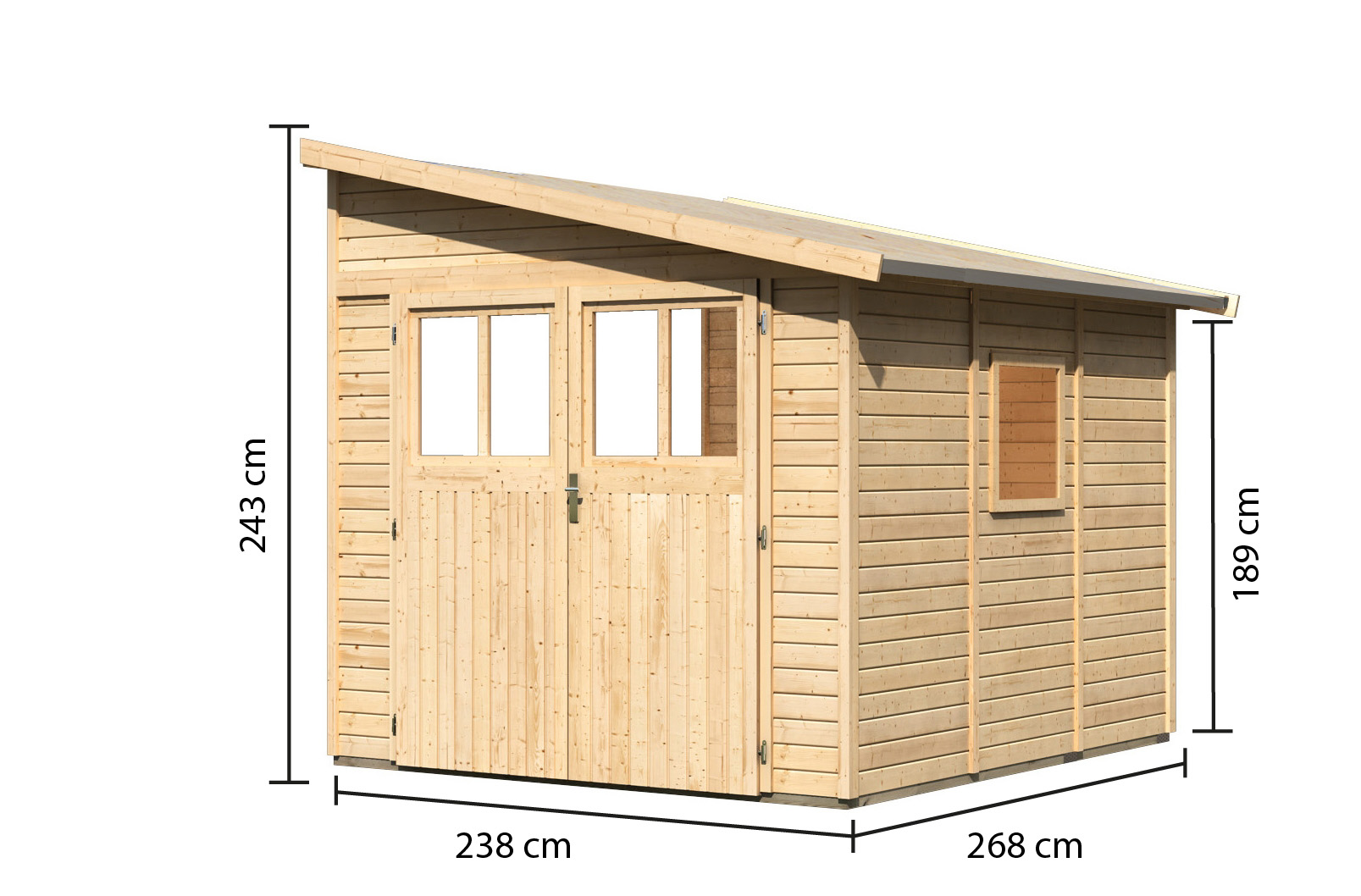 Karibu Gartenhaus System