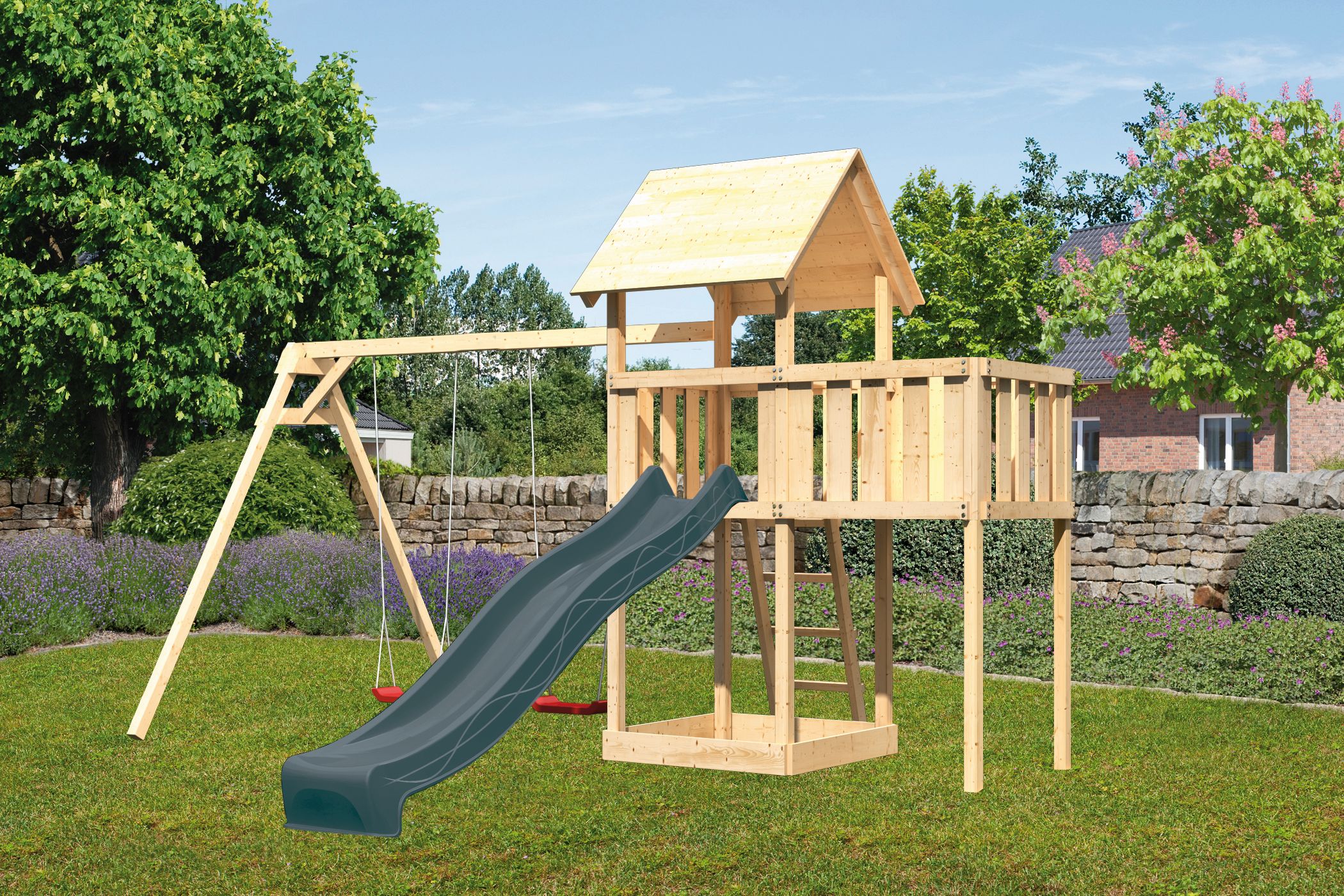 Gras, Pflanze, Spielbereich im Freien, Draußen, Spielbereich