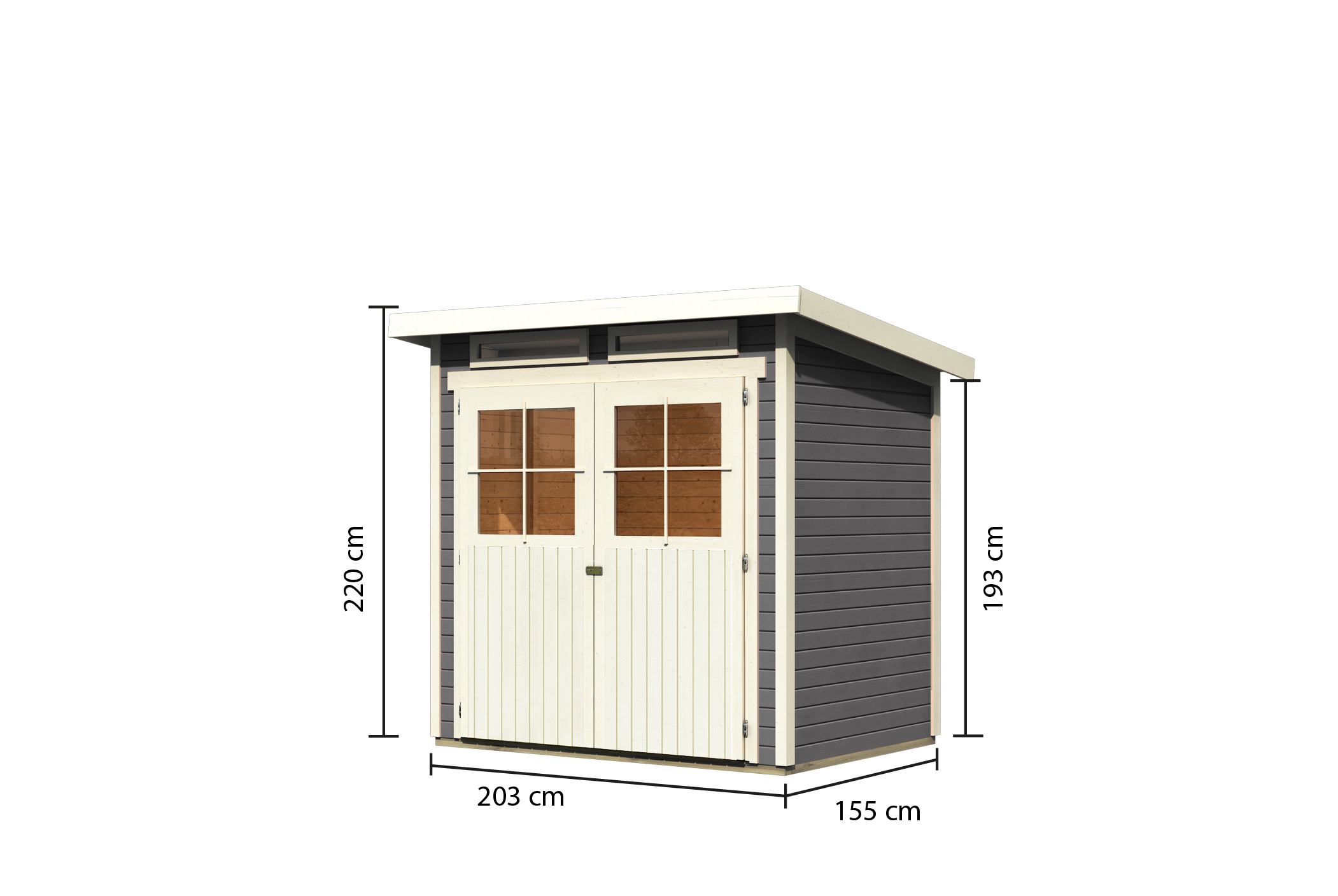 Karibu Gartenhaus System